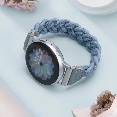 Colorful Multi-function Braided Woven Strap for Watch 4 Band 20mm Nylon Stretchy Watchband