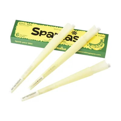 Premium Quality Empty Cigarette Tube Paper Banana Flavour Cigarette Rolling Paper Sheets China