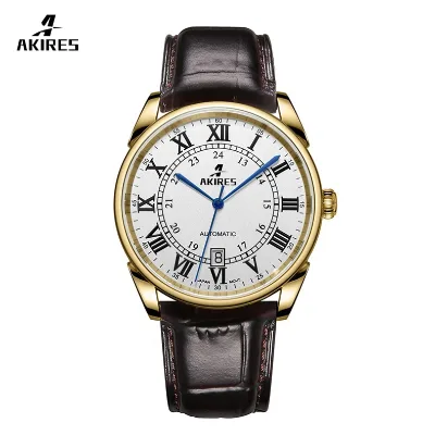 Watches Wholesales ETA 2824 Automatic Mechanical Leather Watch Oem Fashion Luxury Sport Wristwatch Mens for Men MIYOTA