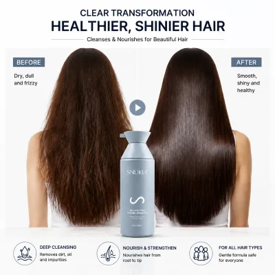 OEM ODM Hot Selling Sulfate-Free Deep Cleansing Smoothing Shampoo Nourishing Moisturizing Organic Vegan Volumizing Natural