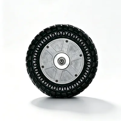BLDC Hub Motor 36V 350W Axial Flux Permanent Magnet 10 Inch In-Wheel Motor High Power Density Star Connection for E-Scooter