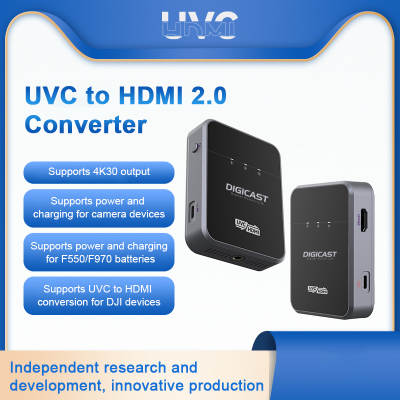 USB to HDM I  Video Live Transmission Suitable for Camera  Action4 Action5 Pocket3 to HDM I Image Transmission