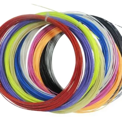 Factory KMT-SP98 Badminton Rackets Strings 0.63mm 30LBS Tension with Different Colors Can Be Mixed OEM ODM Accessory