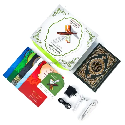 Model Pq15 Pq 15 16Gb 8Gb High Quality Islamic Muslim Prayer  Word Quran Pen Reader Holy Quran Reading Pen With Book