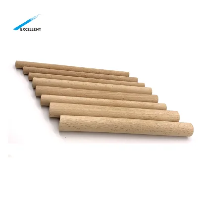 Factory Direct Sales Round Wood Stick 30 Mm Round Fancy Wooden Craft Sticks Wood Round Sticks