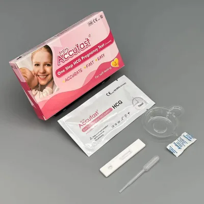ACCUFAST Women's Home Test Kit HCG Pregnancy Test Cassette Over 99.99% Accurate High Quality Pregnancy Test Kit Manufacturers