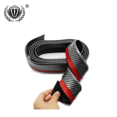 Universal Diffuser Exhaust Rear Front Car Bumper Lips Universales Difusor Delantero Kit Difusores Bumper Rubber Side Skirt