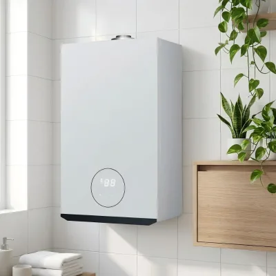 Smart LED Touch Screen Gas Hot Water Heater Low Water Pressure Start Tankless Natural Gas Energy Efficient Class B Household