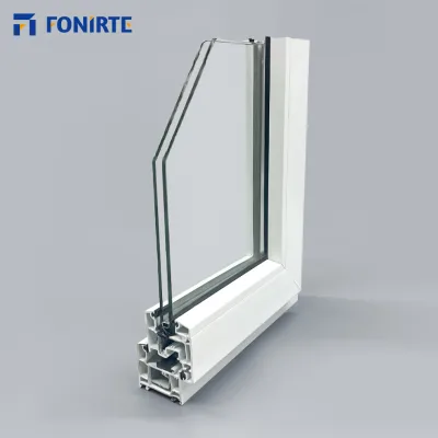 Fonirte Customized 60mm UPVC Eco-Friendly Durable Modern Tempered Glass Casement Doors Windows Exterior Energy Star Qualified