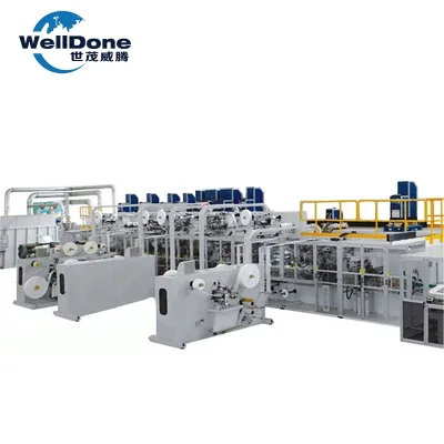High Performance High Speed Automatic Baby Diaper Production Line