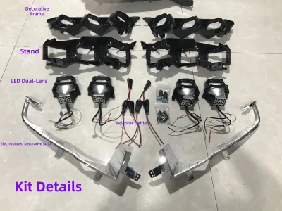 CYS Auto Parts Head Lamp Headlight Mod-kit Headlight Modified matrix Module Suitable for 2017 Honda Avancier with Lens Projector