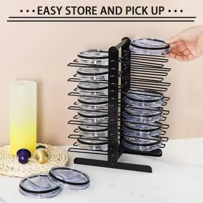 Wholesale Price Kitchen Vertical Folding Detachable Pot Lid Holder