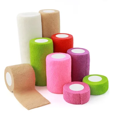 OEM Factory Self-Adhesive Elastic Bandage 5cm 7.5cm 10cm Multiple Sizes Custom Brand Private Label Bulk Supply