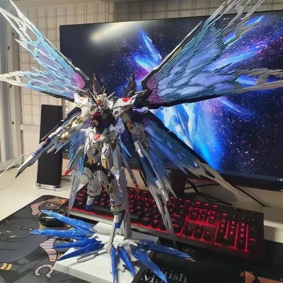 HY Gundam Model MG Snow White Unicorn, MB Strike Freedom, Phoenix, Red Frame Custom Mecha Assembly Toys Heretic Unicorn Origin