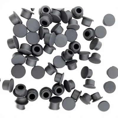 6mm Silicone Plug DC55 Female Power Socket T-Shaped Charging Plug with Anti-Collision Dust-Proof Seal