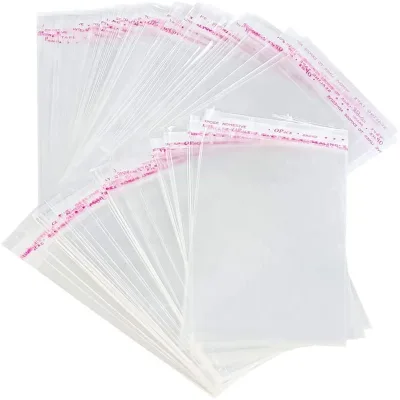 7*12cm Clear Cellophane Bags Self Sealing Adhesive Treat Bags Flat OPP Plastic Poly Bags for Candy Cookie Chocolate Packaging