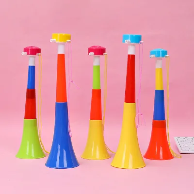 Three-section Toy Trumpet, Popular Inflatable Toy, Extendable Trumpet, Large Two-section Toy Horn for Children