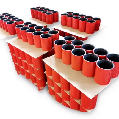 API 5CT J55/K55 STC Tubing Coupling Green Construction Structure Painting Tubes Standard Coupling for Oil Field Equipments