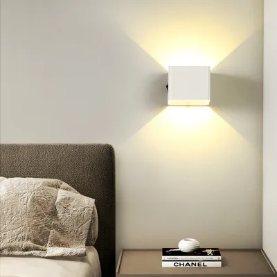 LED Wall Lamps 5W Cold White Warm White Waterproof Outdoor Interior Modern Nordic for Indoor Garden Corridors Square Wall Lights