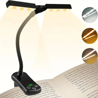 Factory Wholesale Book Lights Usb Rechargeable Led Night Light Gritin 9 14 Led for Reading