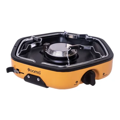 Convenient Folding Outdoor Double-head Stove Non-slip Stove Rack Outdoor Camping Backpack Cookware 2500 Watt Power Gas Stove