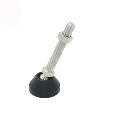 Chian D60 M12 Direction Adjustable Plastic Nylon Foot for Aluminium Table Frame