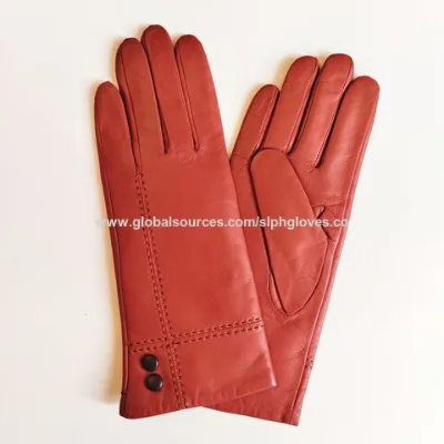 OEM High-grade sheepskin gloves for women Genuine leather gloves, fashion gloves for daily wearing, factory wholesale