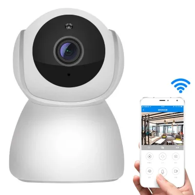 Mini 1080P HD Wireless Smart Home Security Camera 360° Night Vision PIR Motion Detection Two Way Audio 24/7 WiFi Camera