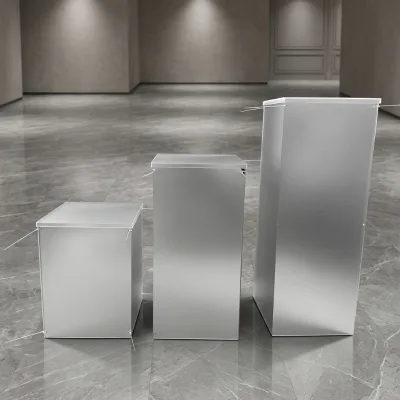 Acrylic Mirror Stand Flower Stand Wedding Columns Walkway Wedding Decoration