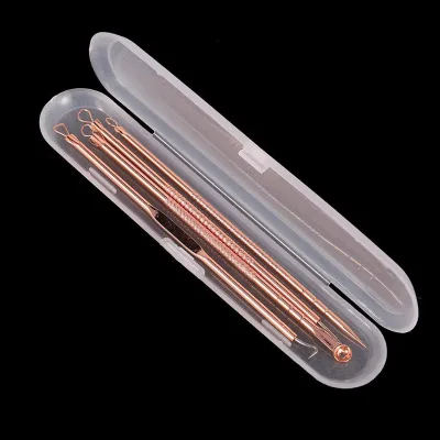 4-Piece Stainless Steel Blackhead and Acne Treatment Needle Kit 80g