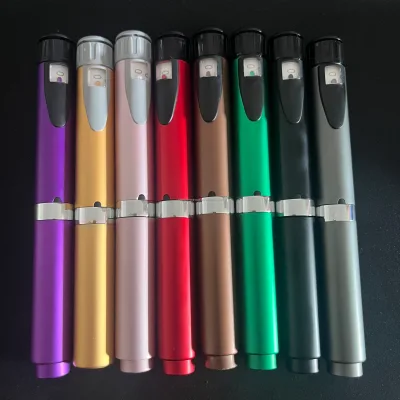 3ml Aluminum Reusable Insulin Pen Injector for Eyebrow/Mascara Rubber Stopper Sealed Environmentally Friendly Waterproof Custom