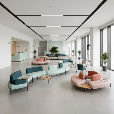 Customizable Office Sofas for Hotels Hospitals Libraries Clubs Medical Furniture for Public Places Sectional Sofa Lounge Sofa