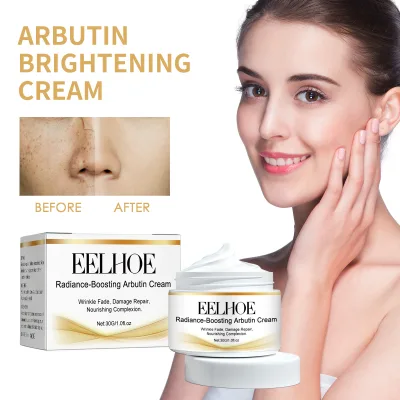EELHOE Arbutin Skin Lightening Cream Fade Freckles Melasma Facial Spots Dark Spots Nourishing and Firming Skin Cream