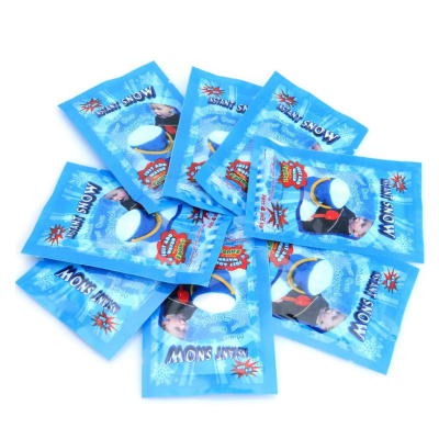 8g Package Instant Snow White Powder for Decoration Cloud Slime