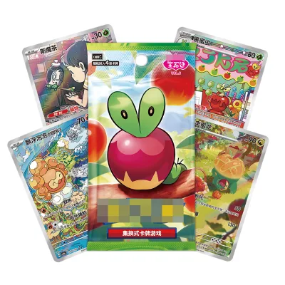 2026 New Released Pocket Gem Pack Vol.6 Applin Themed Foil Card Set