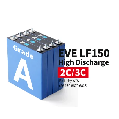 2025 New Products Grade a Eve Lf150 150Ah 160Ah 2C 3C 300A 450A High Discharge Electric Bicycle Used Lifepo4 Lithium Battery