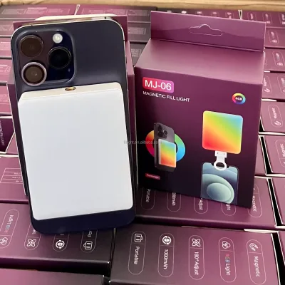 Portable LED ClipOn Light Ideal for Selfie Fill and Creative Mobile Photography