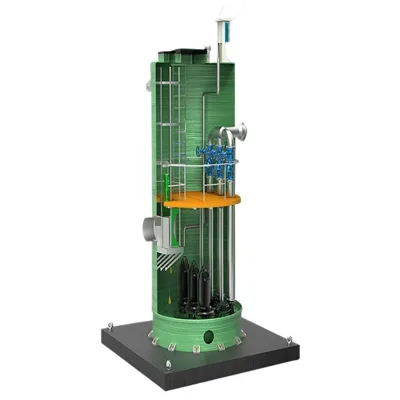 Intelligent Rainwater Sewage Lifting Pumping Station Equipment Prefabricated Fiberglass Reinforced Plastic Environmentally