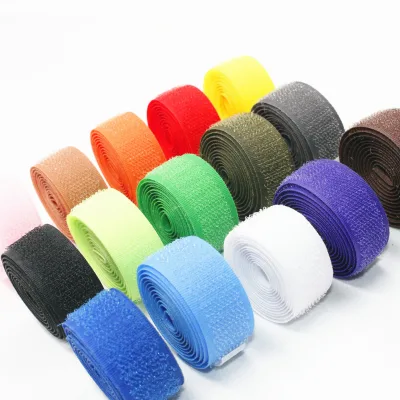 Attractive Price Great Sticky Custom Colorful Designer Nylon Hook and Loop Fabric