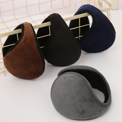 Windproof Earmuffs Men Women's Ear Warm Protector Thicken Plush Winter Warm Fleece Earmuff Outdoor Cycling Warmer Soft Ear Muffs