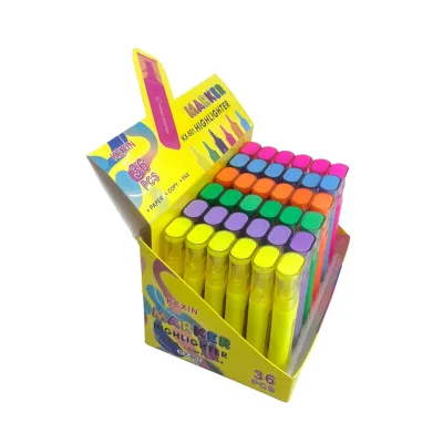 Factory Direct Sell Multi-color Graffiti Highlighter Hot Sale Customizable Highlighter Marker Pens