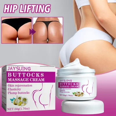 Effective Herbal Buttock Enlargement Stretch Marks Reduction Cream 50g Rose Scented Sexy Butt Lift Massage Female Body