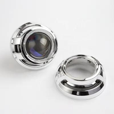 CQL Kvisuauto  3 Inch Silver Apollo 1.0  hid Bi Led  Projector Rubber Shroud for Q5 Hella 5