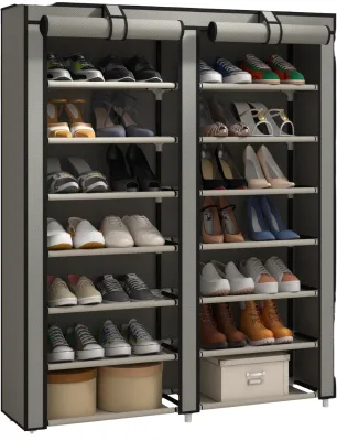 Large-capacity Vertical Shoe Rack with More Than Five Layers