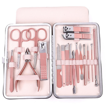 XZX Manicure Set Professional Nail Clippers Kit Pedicure Care Tools- Stainless Steel Women Manicure & Pedicure Set