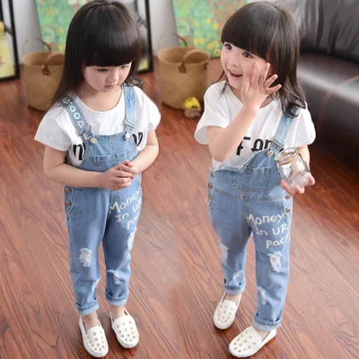 Spring Custom New Model Wholesale Suspender Trousers Denim Jeans Of Manufacturers In China
