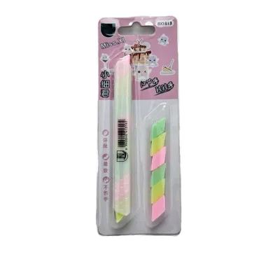 Factory Wholesale Cartoon Eraser Cute Multiple-Section TPR Promotional Eraser in Pencil Pattern Discounted Sale Available