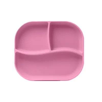 Food Grade Silicone Dinner Plate Large Capacity Large Suction Tableware High Temperature Resistant Simple Plate