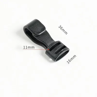 10mm Plastic Work Plate Tag Webbing Nylon Certificate Shoulder Strap Adjustment Connecting Buckle Spring Swivel Snap Hook