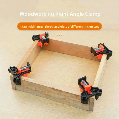 Woodworking 90-degree Fixed Angle Clamping Device Spring Set Sub-clamp for Woodworking Tools